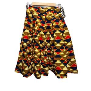 Francis + Benedict Maxi Skirt Gorgeous Design & Colors 100% Cotton Size Small